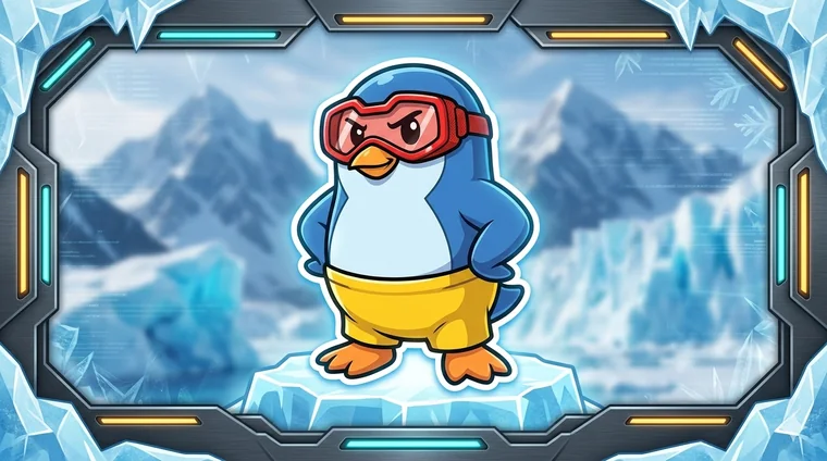 Close-up of a wild colony penguin